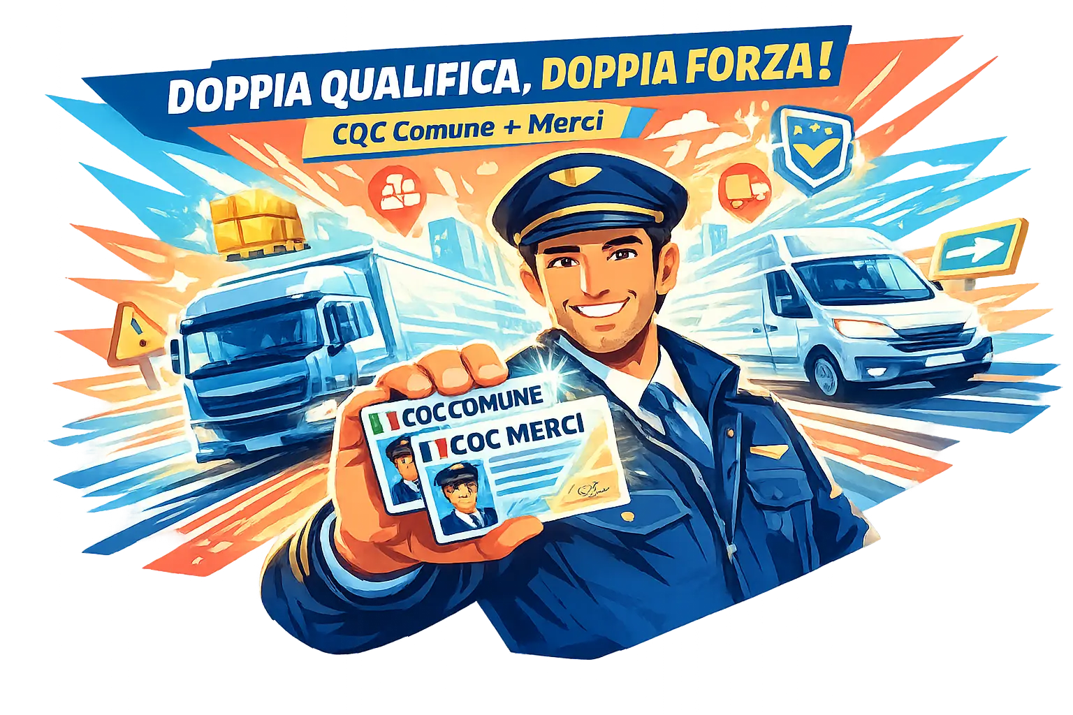 Cos'è la CQC Comune + Merci?