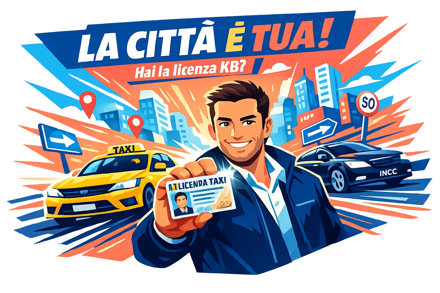 Cos'è la Patente KB (Taxi-NCC)?